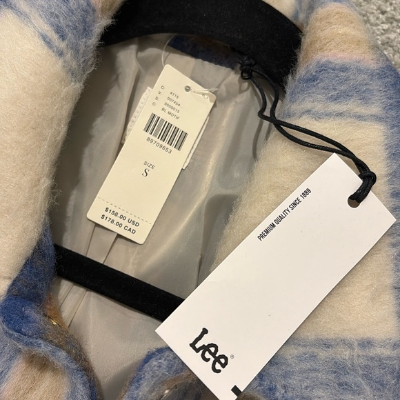 Anthropologie NWT Lee Cropped Wool Chore Jacket size S. - Picture 12 of 12